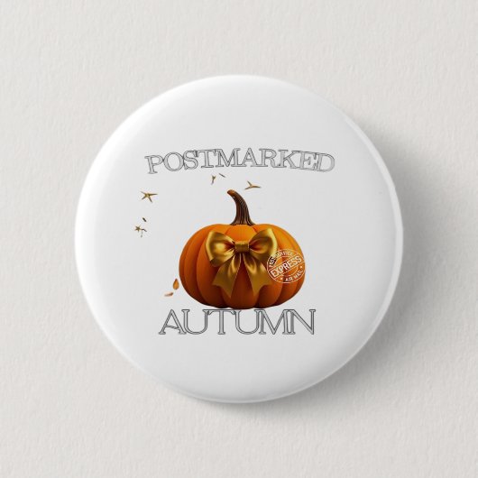 Badge Rond 5 Cm T-shirt indispensable à l'automne (Devant)