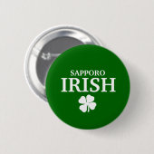 Badge Rond 5 Cm T-shirt irlandais fait sur commande fier de ville (Devant & derrière)