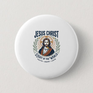 Badge Rond 5 Cm T-Shirt Jésus Mode Féminine Valeurs Inspiration