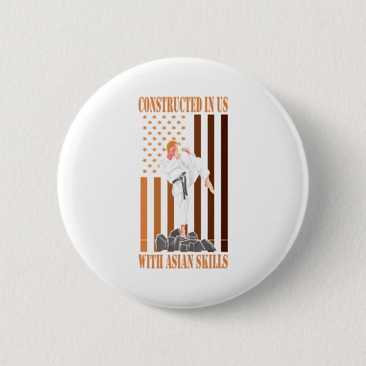 Badge Rond 5 Cm T Shirt Karaté_2 (Devant)