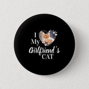 Badge Rond 5 Cm T-shirt personnalisé avec photo de mon chat de cop