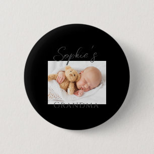 Badge Rond 5 Cm T Shirt Photo Mamie