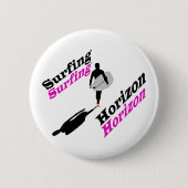 Badge Rond 5 Cm T-shirt pour l'horizon de surf (Devant)
