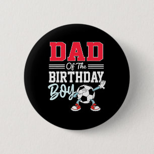 Badge Rond 5 Cm T-shirt pour papa du garçon d'anniversaire, famill