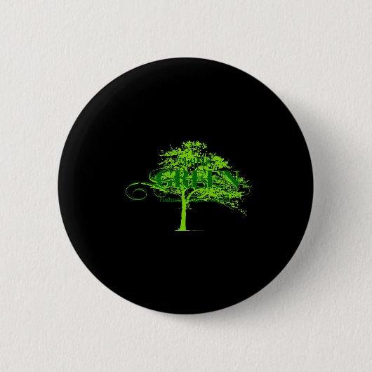 Badge Rond 5 Cm T Shirt Think Green (Devant)
