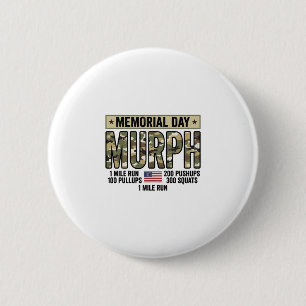 Badge Rond 5 Cm T-shirt vector vintage de l'entraînement Murph du 