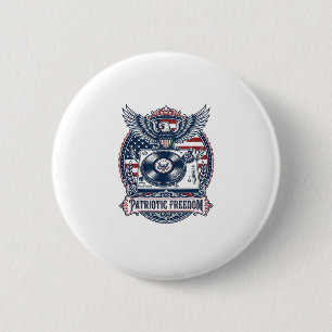 Badge Rond 5 Cm T-shirt vectoriel pour collectionneur de vinyles p