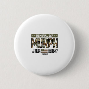 Badge Rond 5 Cm T-shirt vectoriel vintage pour entraînement Murph 