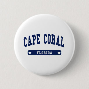 Badge Rond 5 Cm T-shirts Cape Coral Florida College Style