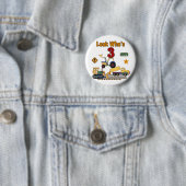 Badge Rond 5 Cm T-shirts d'anniversaire de véhicules de (En situation)