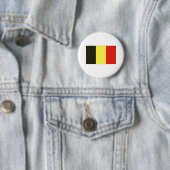 Badge Rond 5 Cm T-shirts et cadeaux belges de drapeau (En situation)