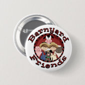 Badge Rond 5 Cm T-shirts et cadeaux d'amis de basse-cour (Devant & derrière)