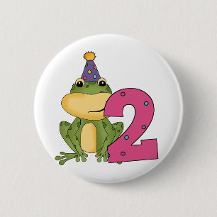 Badge Rond 5 Cm T-shirts et cadeaux d'anniversaire de grenouille