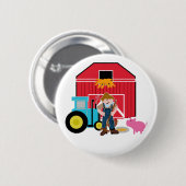 Badge Rond 5 Cm T-shirts et cadeaux de basse cour (Devant & derrière)