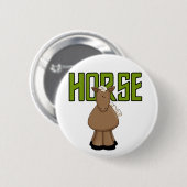 Badge Rond 5 Cm T-shirts et cadeaux de cheval (Devant & derrière)