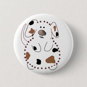 Badge Rond 5 Cm T-shirts et cadeaux de chien de bande dessinée