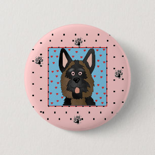Badge Rond 5 Cm T-shirts et cadeaux de chien de berger allemand