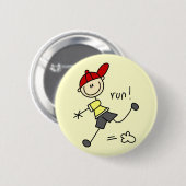 Badge Rond 5 Cm T-shirts et cadeaux de course de base-ball (Devant & derrière)