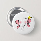 Badge Rond 5 Cm T-shirts et cadeaux de fée de dent (Devant & derrière)