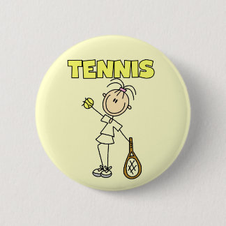 Badge Rond 5 Cm T-shirts et cadeaux de fille de TENNIS