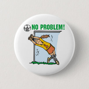 Badge Rond 5 Cm T-shirts et cadeaux de gardien de but du football