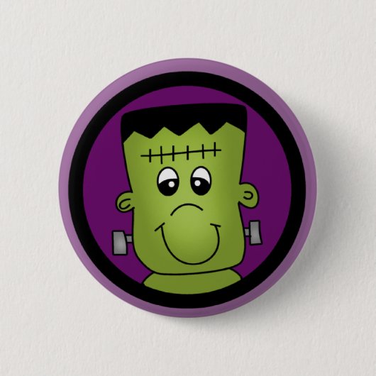 Badge Rond 5 Cm T-shirts et cadeaux de Halloween Frankie (Devant)