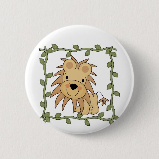 Badge Rond 5 Cm T-shirts et cadeaux de lion de bébé (Devant)