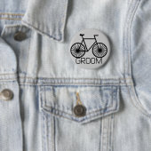 Badge Rond 5 Cm T-shirts et cadeaux de marié de bicyclette (En situation)
