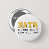 Badge Rond 5 Cm T-shirts et cadeaux de maths (Devant & derrière)