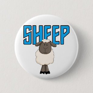 Badge Rond 5 Cm T-shirts et cadeaux de moutons