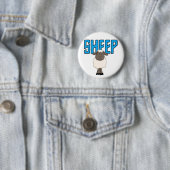 Badge Rond 5 Cm T-shirts et cadeaux de moutons (En situation)