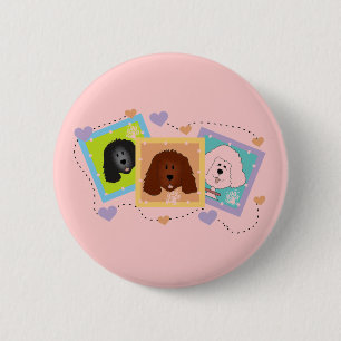 Badge Rond 5 Cm T-shirts et cadeaux de portraits de chien