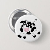 Badge Rond 5 Cm T-shirts et cadeaux de vache à ferme (Devant & derrière)