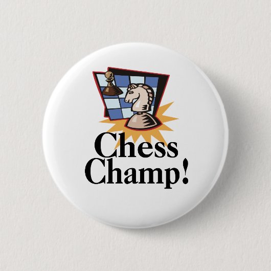 Badge Rond 5 Cm T-shirts et cadeaux d'échecs (Devant)