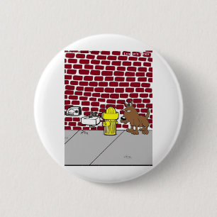 Badge Rond 5 Cm T-shirts et Cadeaux Drôles de Cartoon sur les Toil