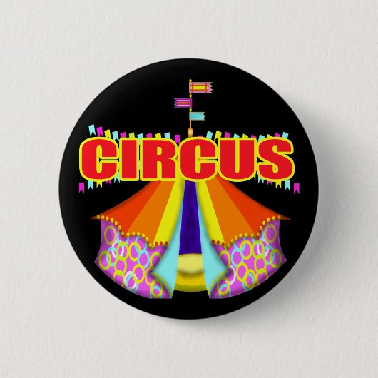 Badge Rond 5 Cm T-shirts et cadeaux du cirque de l'enfant (Devant)