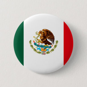 Badge Rond 5 Cm T-shirts et cadeaux du Drapeau mexicain