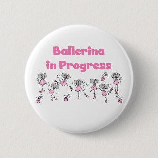 Badge Rond 5 Cm T-shirts et cadeaux en cours de ballerine