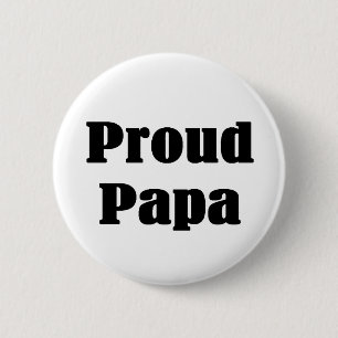 Badge Rond 5 Cm T-shirts et cadeaux fiers de papa
