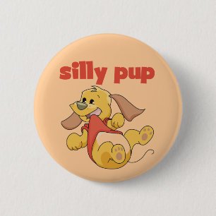 Badge Rond 5 Cm T-shirts et cadeaux idiots de chiot