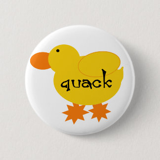 Badge Rond 5 Cm T-shirts et cadeaux jaunes de charlatan de canard