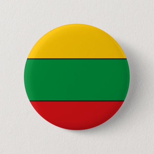 Badge Rond 5 Cm T-shirts et cadeaux lithuaniens de drapeau (Devant)