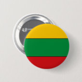 Badge Rond 5 Cm T-shirts et cadeaux lithuaniens de drapeau (Devant & derrière)