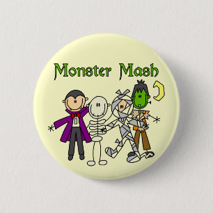 Badge Rond 5 Cm T-shirts et cadeaux Monster Mash