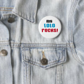 Badge Rond 5 Cm T-shirts et cadeaux My Lolo Rocks (En situation)