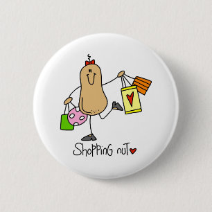 Badge Rond 5 Cm T-shirts et cadeaux Shopping Nut