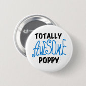 Badge Rond 5 Cm T-shirts et GIfts Poppy absolument géniaux (Devant & derrière)