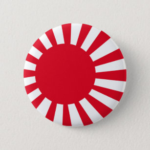 Badge Rond 5 Cm T-shirts et habillement japonais de drapeau de