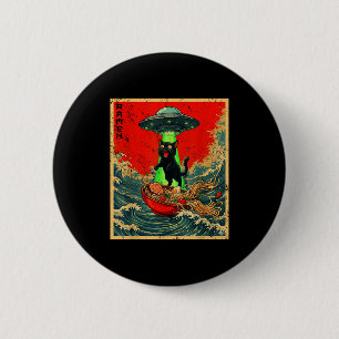Badge Rond 5 Cm T-shirts graphiques hommes femmes Chat Ramen Ufo A