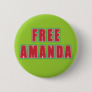 Badge Rond 5 Cm T-shirts LIBRE d'AMANDA, boutons, sweat - shirts 